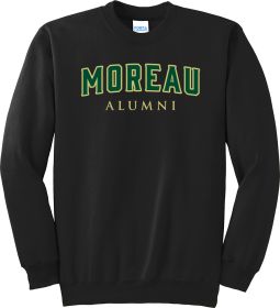Port & Company Unisex Tackle Twill Fleece Crewneck Sweatshirt, Black